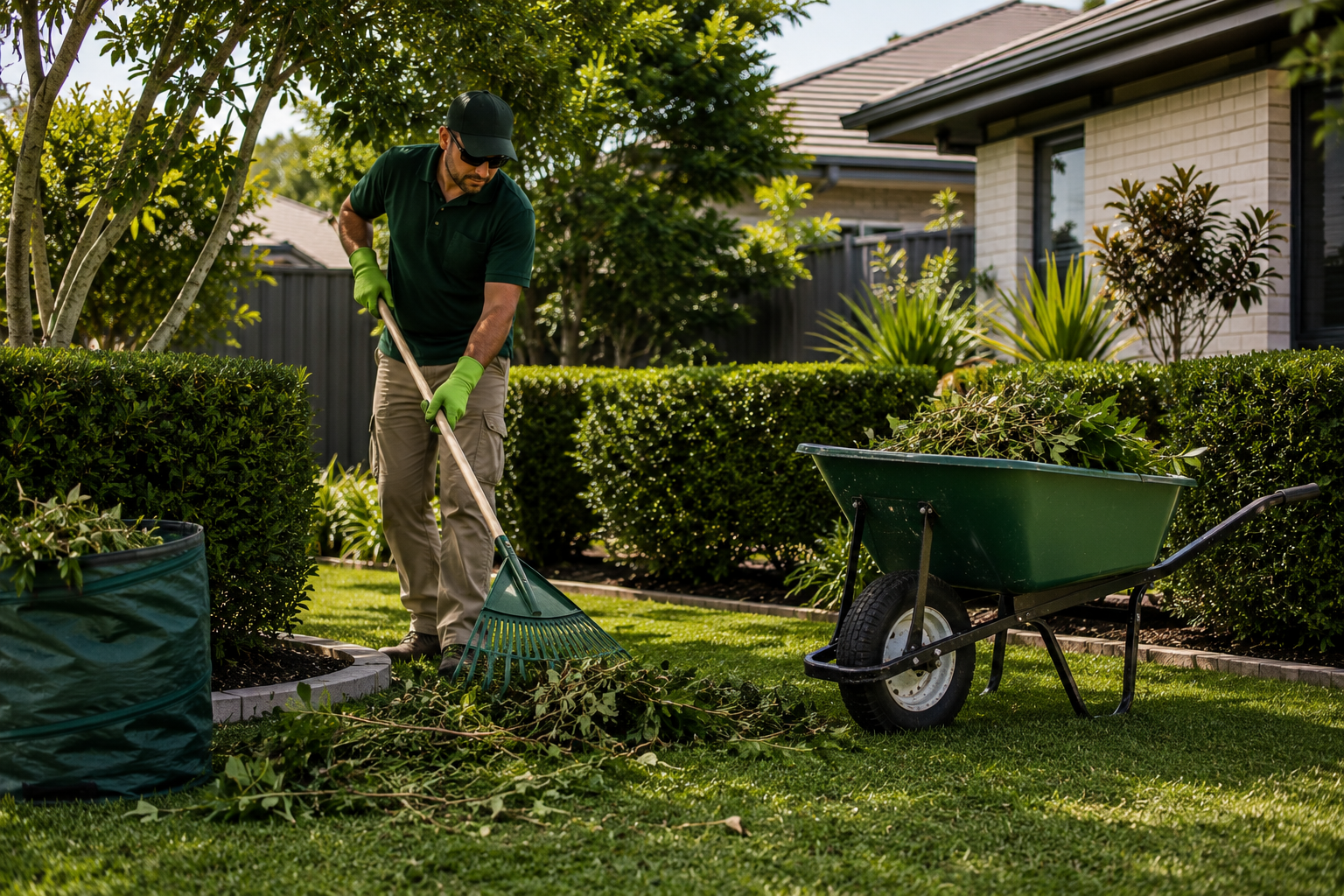 Yard maintenance and garden cleanup service